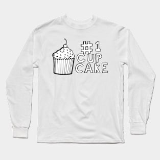 Number 1 cupcake Long Sleeve T-Shirt